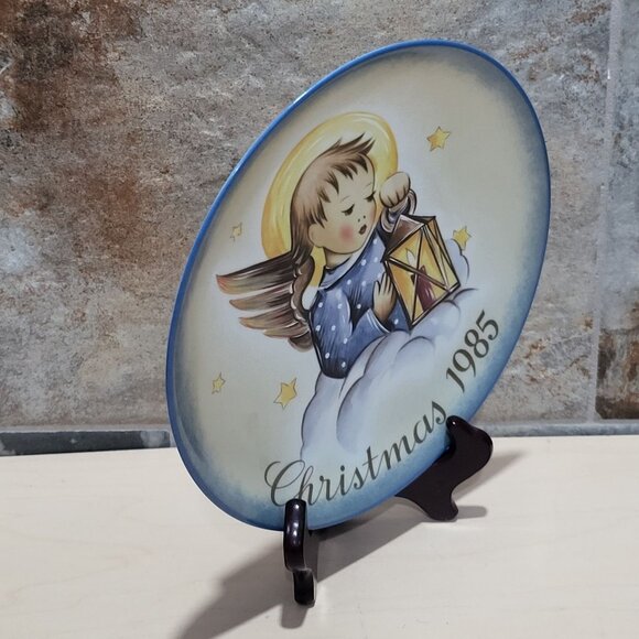 Schmid Hummel Christmas 1985 Heavenly Light Decorative Wall Hanging Plate - Picture 8 of 11